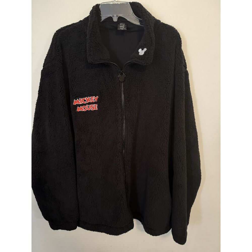 NWT DISNEY x CAKEWORTHY Mickey Mouse Adult Fleece Zip Jacket Size 2XL